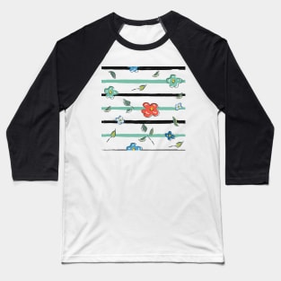 Floral Baseball T-Shirt